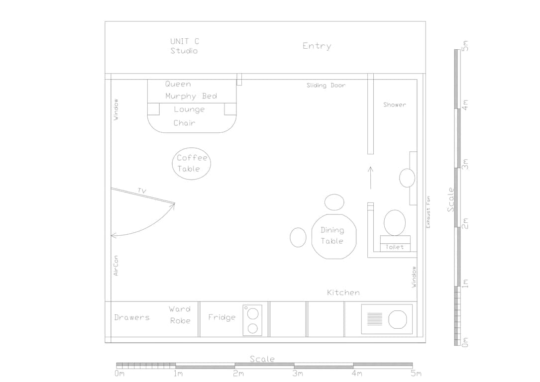 Furnished 1 Bedroom House in Palm Beach